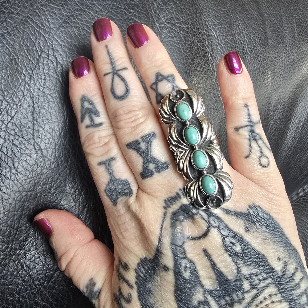 Discontinued Evil Pawn Jewelry Sierra Ring In Varacasite